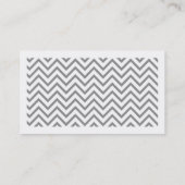 Carte D'appel Chevron chic (Dos)