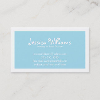 Carte D'appel Chevron chic