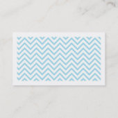 Carte D'appel Chevron chic (Dos)