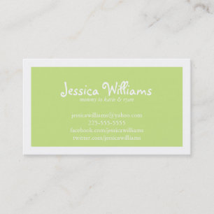 Carte D'appel Chevron chic
