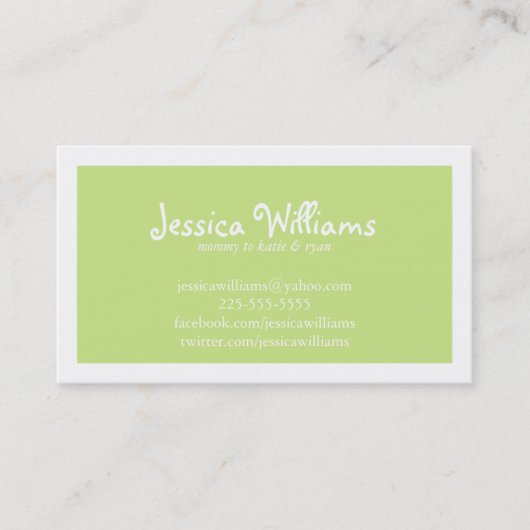 Carte D'appel Chevron chic (Devant)