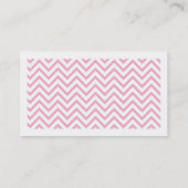 Carte D'appel Chevron chic (Dos)