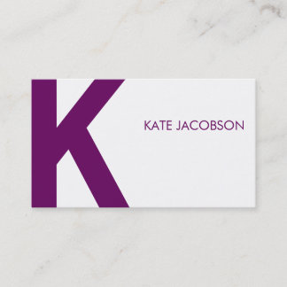 Carte d'appel chic contemporaine