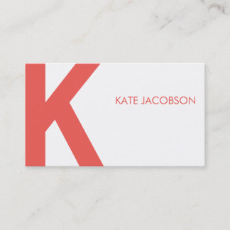 Carte d'appel chic contemporaine