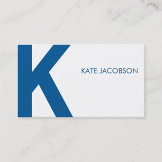 Carte d'appel chic contemporaine