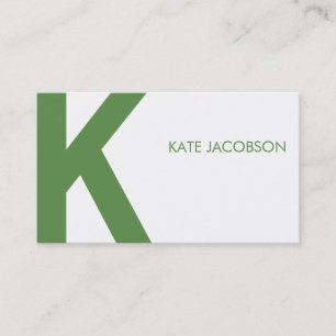 Carte d'appel chic contemporaine