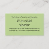 Carte D'appel Chiffre télécartes de bâton de maman (Dos)