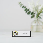 Carte D'appel Chouette de diplôme avec Casquette et diplôme (Debout devant)