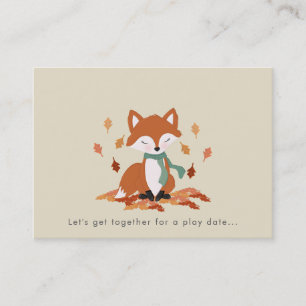 Carte D'appel Chute Fox Woodland Anniversaire