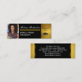 Carte D'appel Classe de diplômes - Photo Insertion Nom Intro Car (Devant / Derrière)