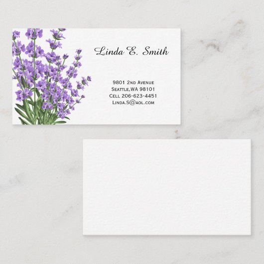 Carte d'appel classique (Devant / Derrière)