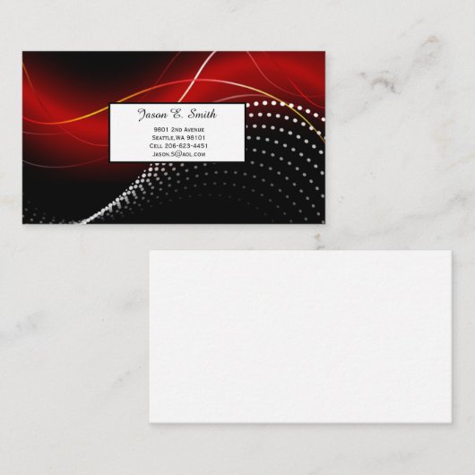 Carte d'appel classique (Devant / Derrière)