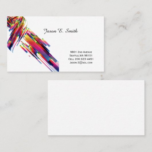 Carte d'appel classique (Devant / Derrière)