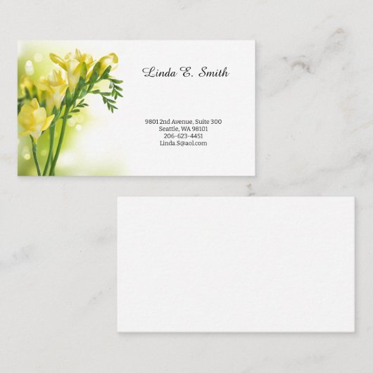 Carte d'appel classique (Devant / Derrière)