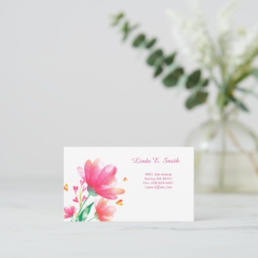 Carte d'appel classique (Debout devant)