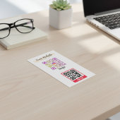 Carte D'appel Code QR de TikTok Instagram moderne