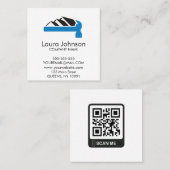 Carte D'appel Code QR du logo de l'entreprise personnalisé Profe (Devant / Derrière)