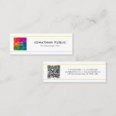 Carte D'appel Code QR personnalisé Logo de l'entreprise Nom de l (Devant / Derrière)