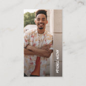 Carte D'appel Code QR photo de l'étudiant (Devant)