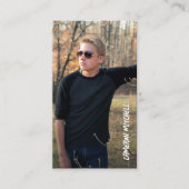 Carte D'appel Code QR photo de l'étudiant (Devant)