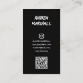 Carte D'appel Code QR photo de l'étudiant (Dos)