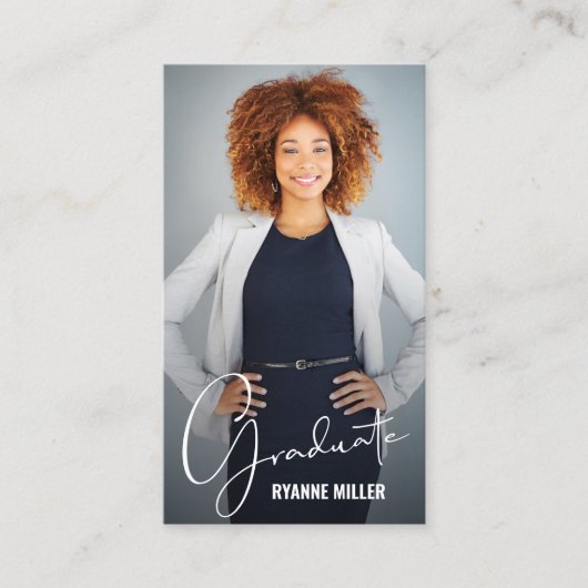 Carte D'appel Code QR photo de l'étudiant (Devant)