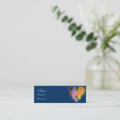 Carte D'appel Coeur minuscule de points (Debout devant)