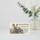 Carte D'appel Collecte de fonds Motorcycle Poker Exécuter Person (Debout devant)