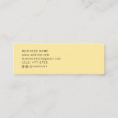 Carte D'appel Collection Elegance Simple Gold (Dos)
