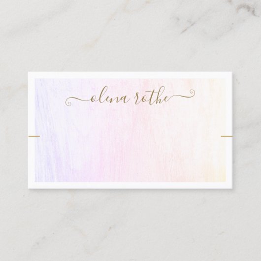 Carte D'appel Collier Bracelet Pastel Arc-en-ciel avec écran en  (Devant)