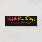 Carte D'appel Commande à façon pour Michelle (Dos)