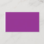 Carte D'appel Conception avec un Arrière - plan violet étonnant (Dos)