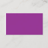 Carte D'appel Conception avec un Arrière - plan violet étonnant (Devant)