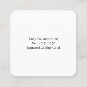 Carte D'appel Concevez votre propre modèle rond de 2,5" x 2,5"