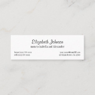 Carte D'appel Conte de fées vintage, Rapunzel avec cheveux longs