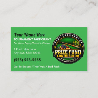 Carte D'appel Contributeur drôle de fonds de prix pour tournoi d