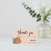 Carte D'appel Couleurs pastel naturelles Paysage Caractéristique (Debout devant)