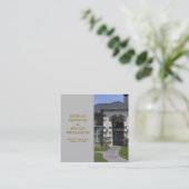 Carte d'appel Couples avec photo complète (Gris Ca (Debout devant)