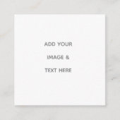 Carte D'appel Create Your Own white  (Devant)