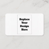 Carte D'appel Create Your Own white  (Devant)