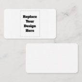 Carte D'appel Create Your Own white (Devant / Derrière)