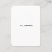 Carte D'appel Créez votre propre blanc (Devant)