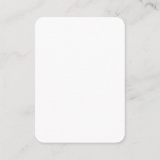 Carte D'appel créez votre propre blanc  (Dos)