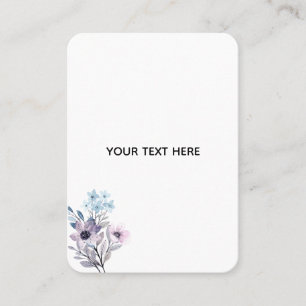 Carte D'appel Créez votre propre floral