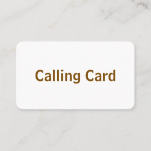 Carte D'appel Créez votre propre modèle arrondi 8,9 cm x 5,1 cm