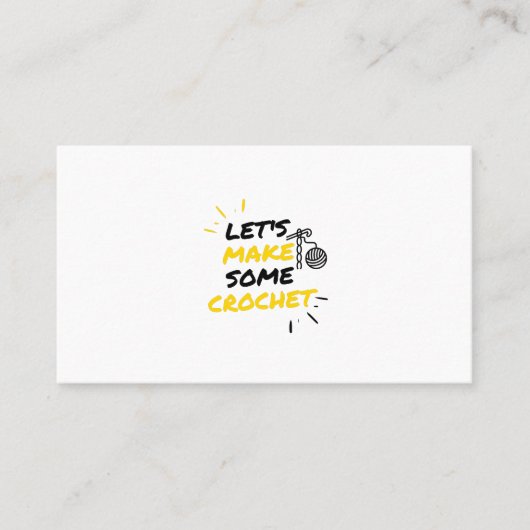 Carte D'appel Crochet (Devant)