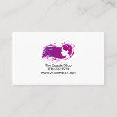 Carte D'appel Custom Salon Appointment Card Template (Devant)