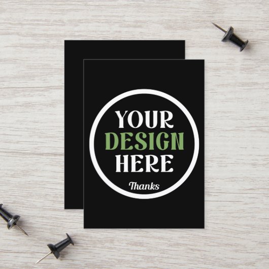 Carte D'appel custom, unique, sleek & minimalist hershey®'s kiss (Devant/Arrière en situation)