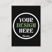 Carte D'appel custom, unique, sleek & minimalist hershey®'s kiss (Devant)