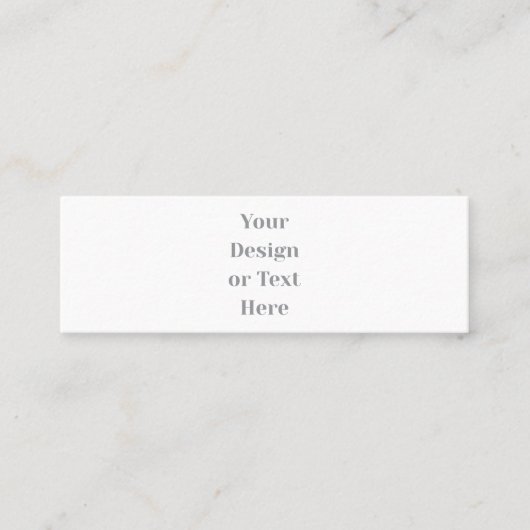Carte D'appel Customizable Your Design or Text Here Personalized (Devant)